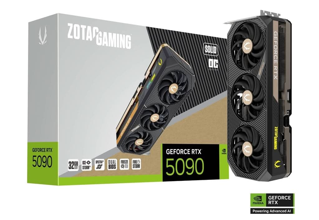 ZOTAC GAMING GEFORCE RTX 5090 SOLID OC 32GB GDDR7