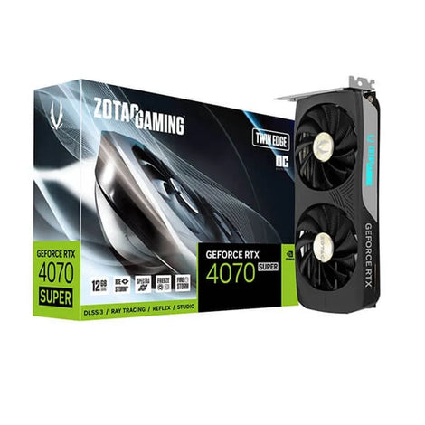 ZOTAC Gaming GeForce RTX 4070 Super Twin Edge OC 12GB Nvidia Graphic Card